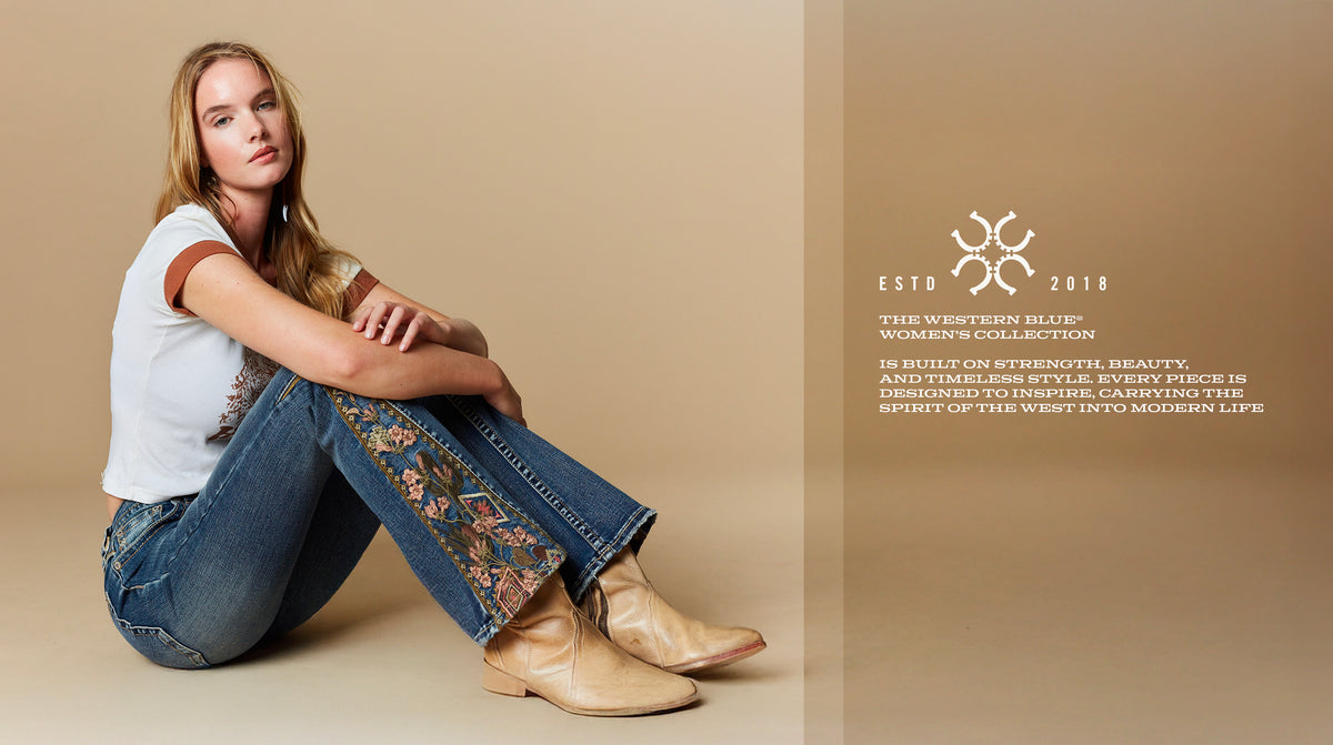 Women Collection – Western Blue